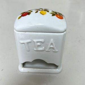 Porcelain Vintage Teabag Dispenser